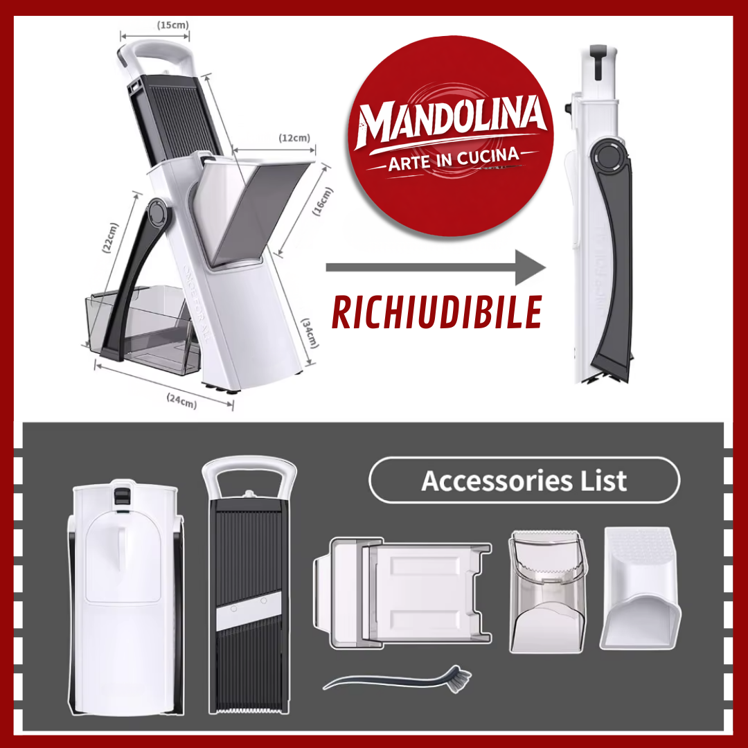 MANDOLINA votre Trancheuse Professionnelle!