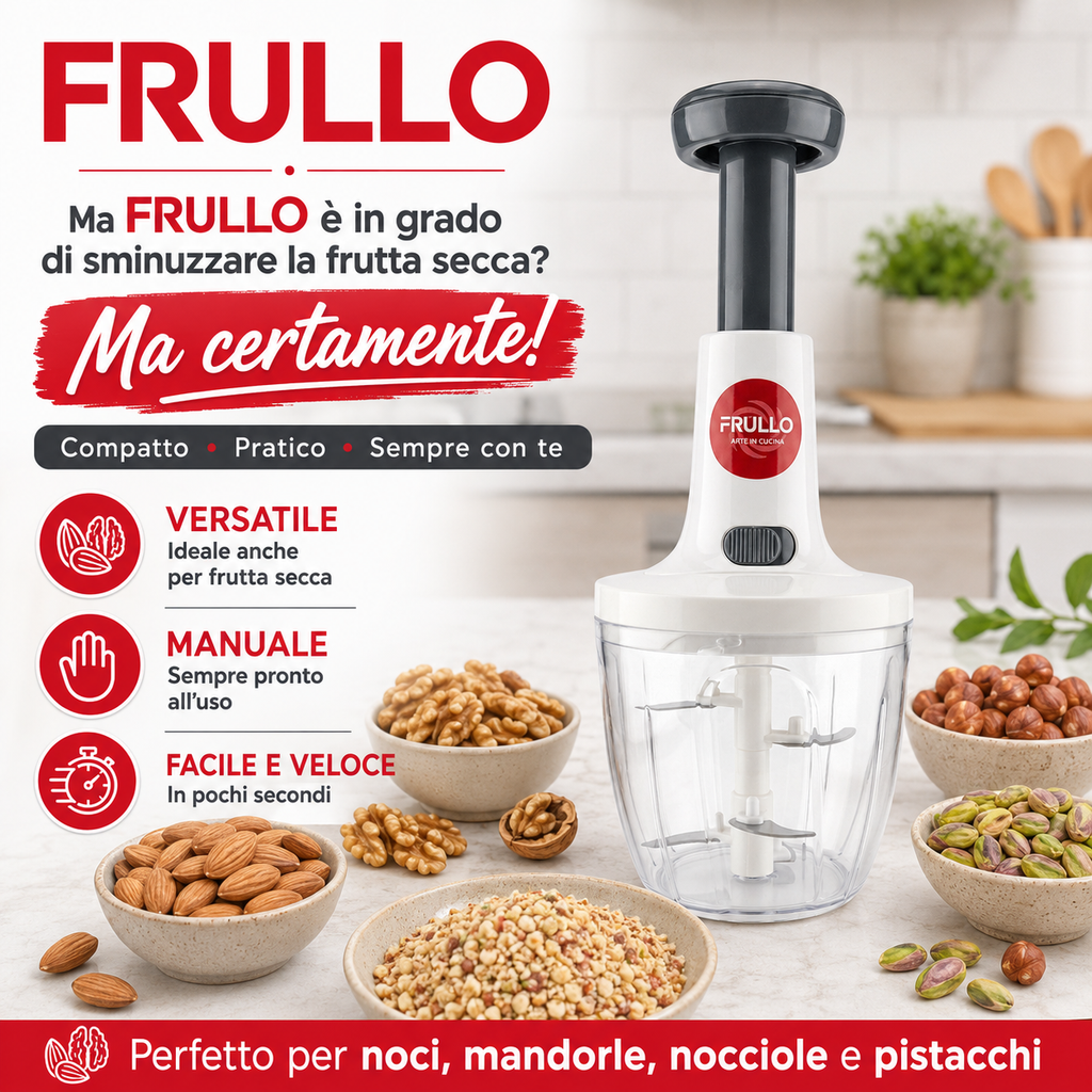 FRULLO il tuo Tritatutto Professionale!